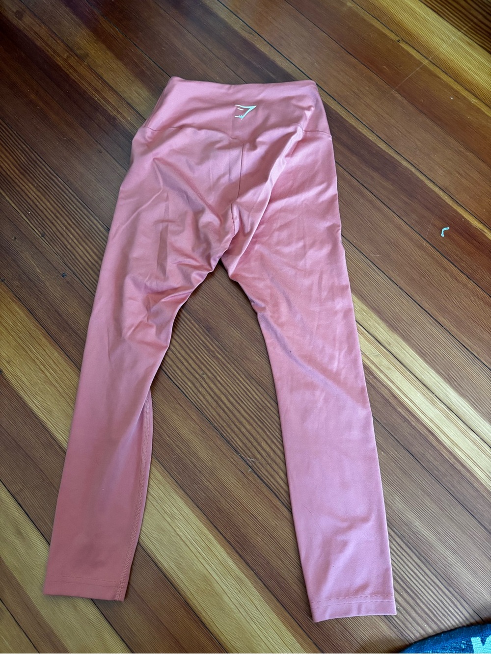 Gymshark High-Waist Pink/Peach Active Leggings